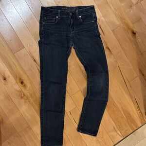 American Eagle Outfitters Women's Deep Indigo Skinny Jeans